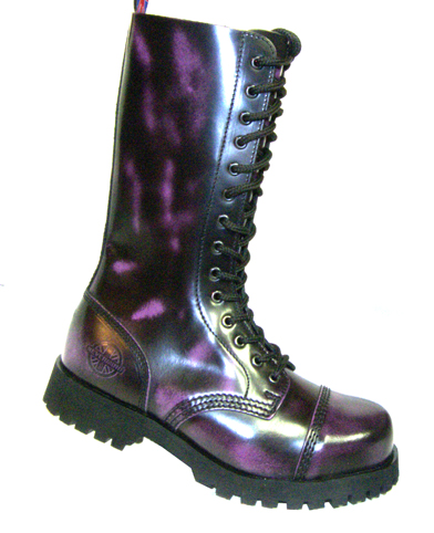 Botas militares moradas clearance
